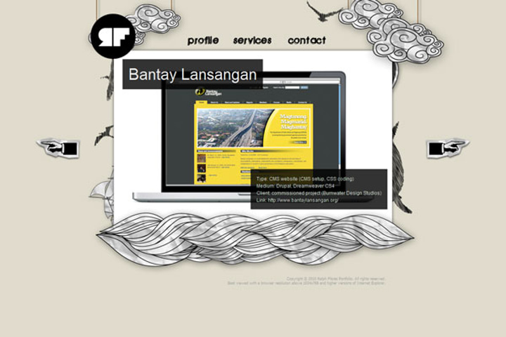 Ralph Flores Portfolio website preview